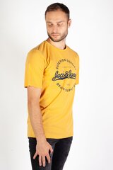 Мужская футболкa JACK&JONES 12236150HONEYGOLD-M, желтая цена и информация | Мужские футболки | kaup24.ee