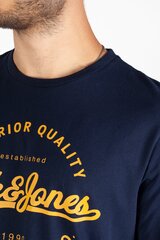 Мужская футболкa JACK&JONES 12236150NAVYBLAZER-M, синяя цена и информация | Мужские футболки | kaup24.ee