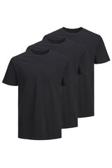 Мужская футболкa JACK&JONES 12248076BLACK-S, черная цена и информация | Meeste T-särgid | kaup24.ee