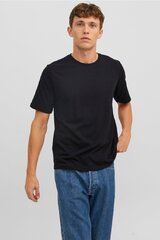 Мужская футболкa JACK&JONES 12248076BLACK-S, черная цена и информация | Мужские футболки | kaup24.ee