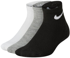 Спортивные носки Nike Basic Pack Qtr 3Pk UN0026 W2F для мальчиков, 3 пары цена и информация | Носки, колготки для мальчиков | kaup24.ee