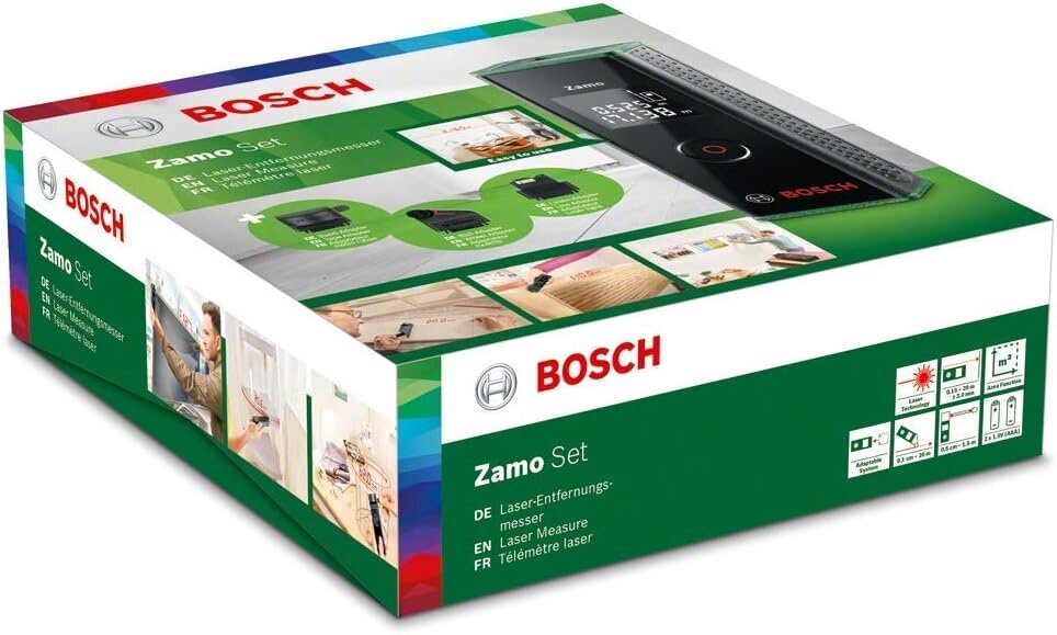 Zamo III Digitaalne Laserkaugusmõõtja 0603672701 Bosch цена и информация | Käsitööriistad | kaup24.ee