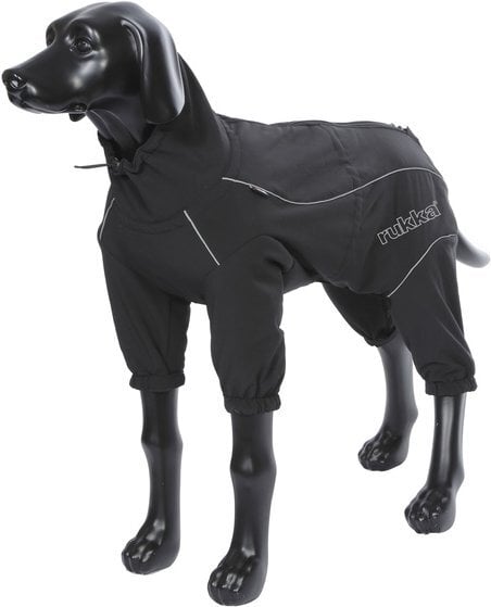 Koera talvekombinesoon Rukka Thermal, 40cm, must hind ja info | Riided koertele | kaup24.ee