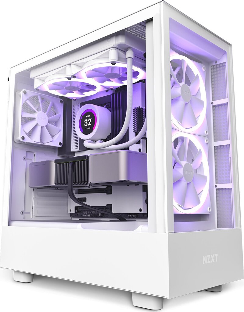 Nzxt korpus H5 Elite All valge ATX CC-H51EW-01 цена и информация | Arvutikorpused | kaup24.ee