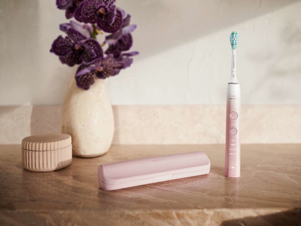 Philips hambahari Sonicare DiamondClean 9000 (HX9911/84), roosa hind ja info | Elektrilised hambaharjad | kaup24.ee