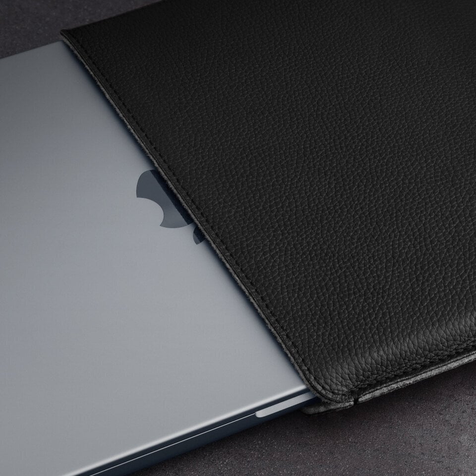 Woolnut kaitseümbris Leather Sleeve 14" MacBook Pro, must цена и информация | Arvutikotid | kaup24.ee