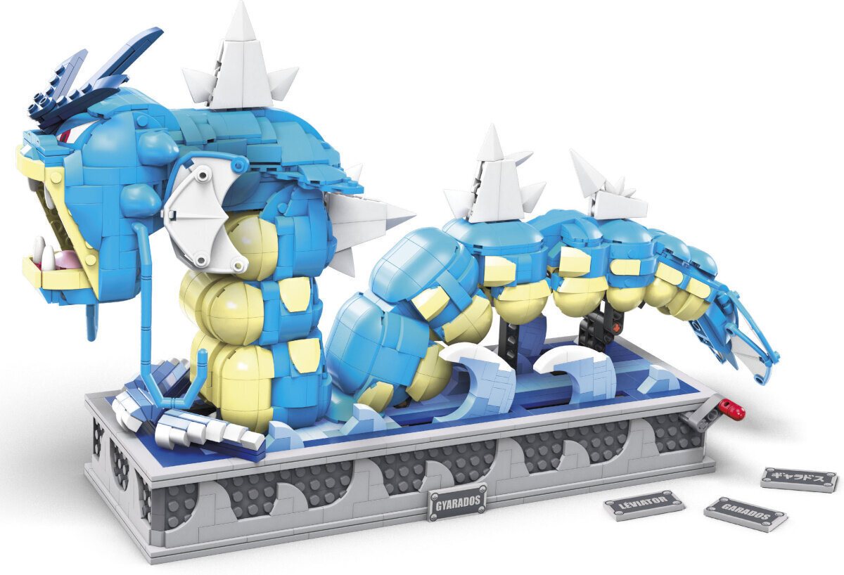 Mega Blocks mänguklotsid Pokemon Motion Gyardos Bulid Set, 2188-osaline цена и информация | Klotsid ja konstruktorid | kaup24.ee