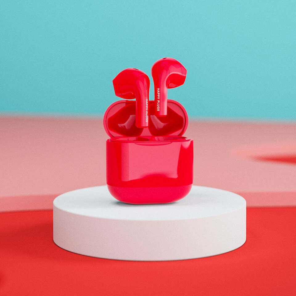 Happy Plugs juhtmevabad kõrvaklapid Joy, punane hind ja info | Kõrvaklapid | kaup24.ee