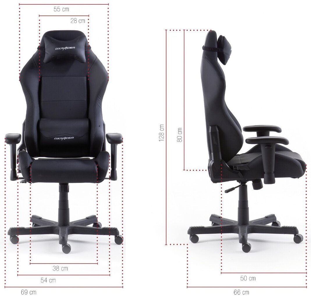 Mänguritool MC Akcent DX Racer 3, must hind ja info | Kontoritoolid | kaup24.ee