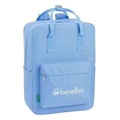 Seljakott Benetton Light blue, helesinine цена и информация | Школьные рюкзаки, спортивные сумки | kaup24.ee