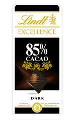 Lindt Excellence Black Chocolate (85%), 100 g, 10 pakki hind ja info | Maiustused | kaup24.ee