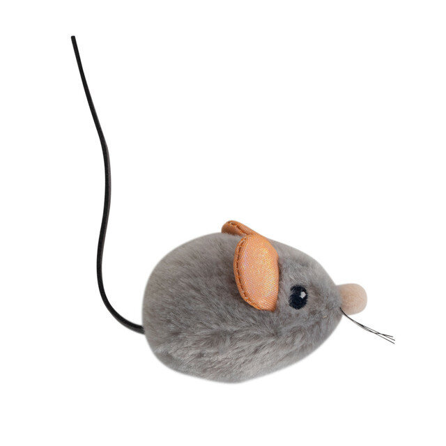 Kassi mänguasi piiks-piiks hiir Petstage, hall цена и информация | Mänguasjad kassidele | kaup24.ee