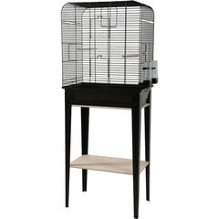 Lindude puur Zolux Chic Loft Cabinet L, must hind ja info | Pesakastid, söötjad ja puurid | kaup24.ee