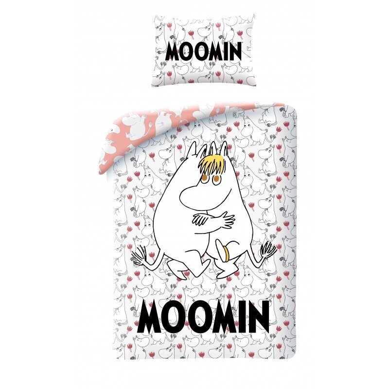 Laste voodipesukomplekt Moomin 140x200, 2-osaline hind ja info | Beebide ja laste voodipesu | kaup24.ee