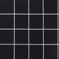 vidaXL euroaluse istmepadi, must ruudumuster, 60x61,5x10 cm, kangas hind ja info | Toolipadjad ja -katted | kaup24.ee