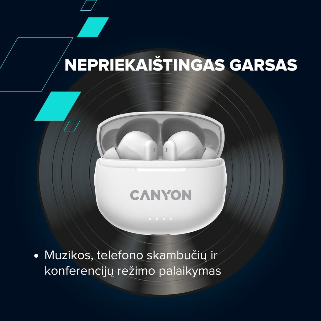 Canyon TWS-8 ENC Black CNS-TWS8B hind ja info | Kõrvaklapid | kaup24.ee