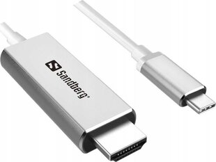 Sandberg, HDMI-USB/ C, 2 m цена и информация | Кабели и провода | kaup24.ee