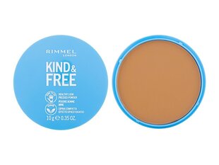 Kompaktpuuder Rimmel London Kind & Free 40-tan Matistav viimistlusvahend (10 g) hind ja info | Jumestuskreemid, puudrid | kaup24.ee