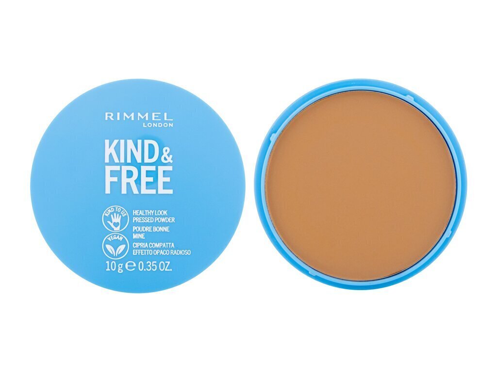 Kompaktpuuder Rimmel London Kind & Free 40-tan Matistav viimistlusvahend (10 g) hind ja info | Jumestuskreemid, puudrid | kaup24.ee