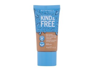 Основа для макияжа  Rimmel London Kind y Free Skin Tint Foundation 410-Latte, 30 мл цена и информация | Пудры, базы под макияж | kaup24.ee