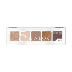 Lauvärvi palett Catrice 5 in a box Nº 010-golden nude look (4 g) hind ja info | Ripsmetušid, lauvärvid, silmapliiatsid, seerumid | kaup24.ee