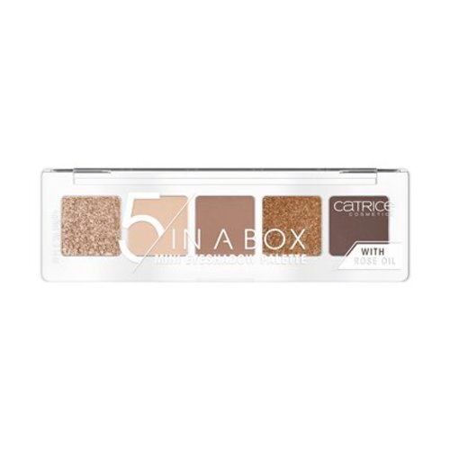 Lauvärvi palett Catrice 5 in a box Nº 010-golden nude look (4 g) цена и информация | Ripsmetušid, lauvärvid, silmapliiatsid, seerumid | kaup24.ee