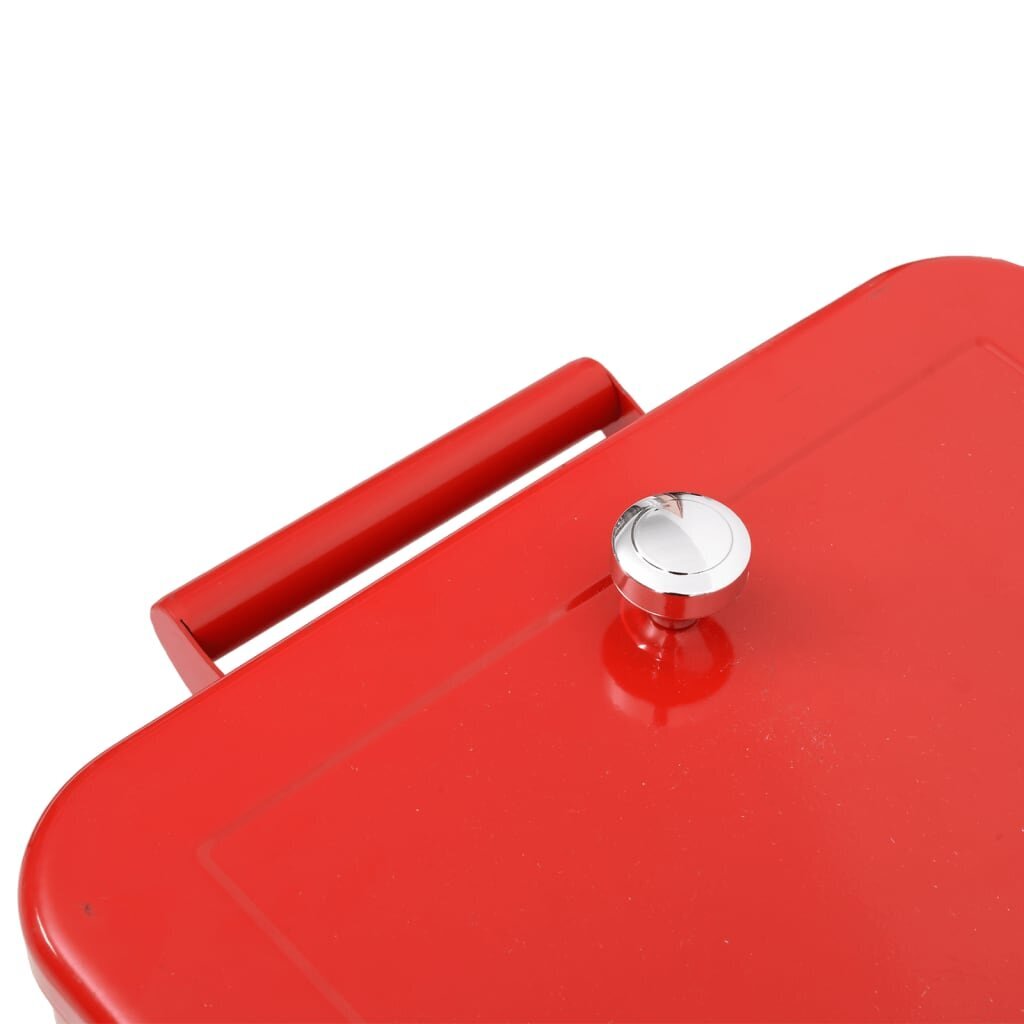 vidaXL ratastega jahutuskast, punane, 92 x 43 x 89 cm hind ja info | Külmakastid, külmakotid, külmaelemendid | kaup24.ee