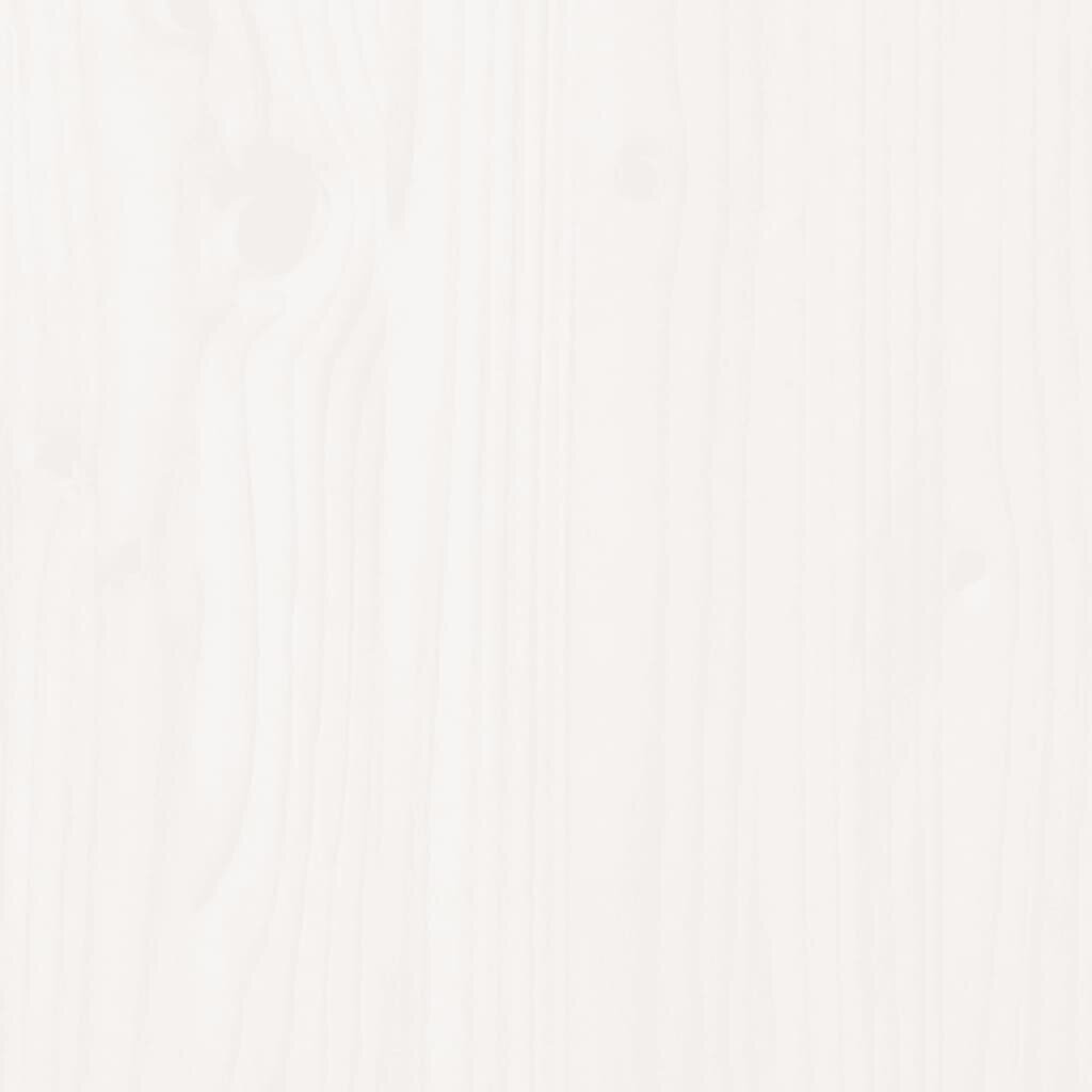 vidaXL baaripukid 2 tk, valge, 40 x 40 x 78 cm, männipuit цена и информация | Söögitoolid, baaritoolid | kaup24.ee