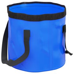 vidaXL kokkupandavad ämbrid 2 tk sinine 30 l PVC hind ja info | Hoiukastid ja -korvid | kaup24.ee