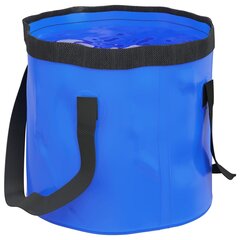 vidaXL kokkupandavad ämbrid 2 tk sinine 30 l PVC hind ja info | Hoiukastid ja -korvid | kaup24.ee