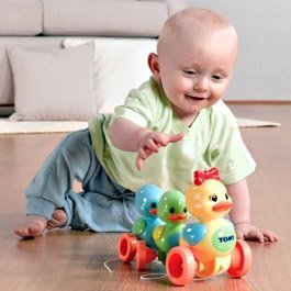 Tõmmatav part Tomy цена и информация | Imikute mänguasjad | kaup24.ee