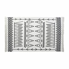 Vaip DKD Home Decor Must Valge Ikat (120 x 180 x 0,7 cm) hind ja info | Vaibad | kaup24.ee