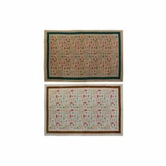 Ковер DKD Home Decor 160 x 230 x 0,4 cm полиэстер Белый Ikat Boho (2 штук) цена и информация | Коврики | kaup24.ee