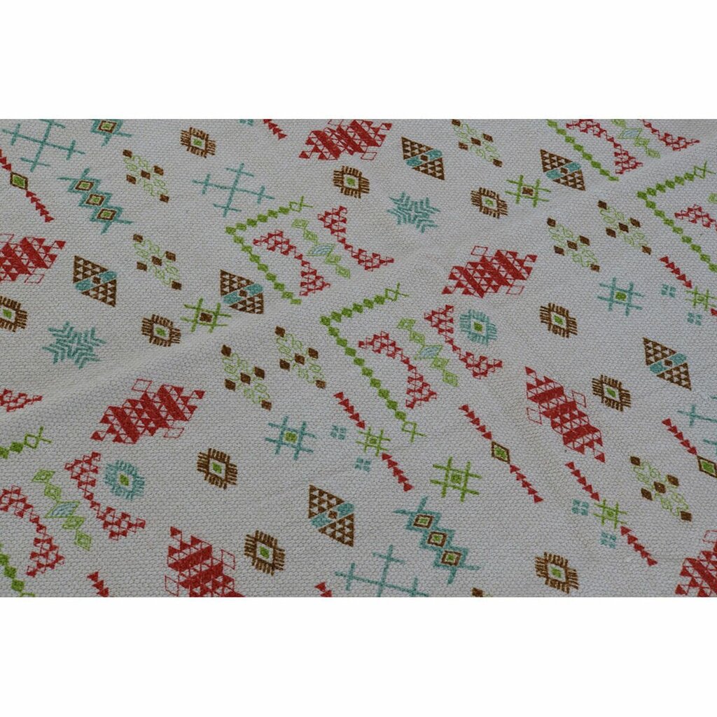 Vaip DKD Home Decor 120 x 180 x 0,4 cm Polüester Valge Ikat Boho hind ja info | Vaibad | kaup24.ee