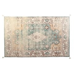 Vaip DKD Home Decor Vanutatud viimistlus Sinine Polüester Puuvill Araablane (160 x 230 x 1 cm) цена и информация | Ковры | kaup24.ee