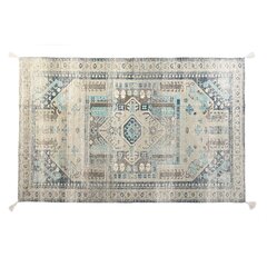 Vaip DKD Home Decor Vanutatud viimistlus Sinine Puuvill Araablane (120 x 180 x 1 cm) цена и информация | Ковры | kaup24.ee