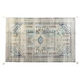 Vaip DKD Home Decor Vanutatud viimistlus Sinine Puuvill Araablane (120 x 180 x 1 cm)