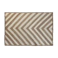 Vaip DKD Home Decor Scandi Valge Helepruun Džuut (160 x 230 x 1 cm) hind ja info | Vaibad | kaup24.ee