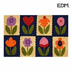 Jalamatt EDM Mitmevärviline kiud (60 x 40 cm) цена и информация | Придверные коврики | kaup24.ee