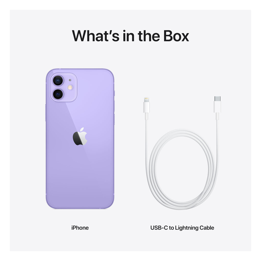 Kahjustatud pakendiga toode. Apple iPhone 12 64GB Purple MJNM3FS/A цена и информация | Mobiiltelefonid, foto- ja videotooted kahjustatud pakendis | kaup24.ee