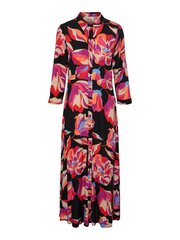 Y.A.S женское платье SAVANNA 26022663*05, черный/розовый 5715427012516 цена и информация | Платья | kaup24.ee