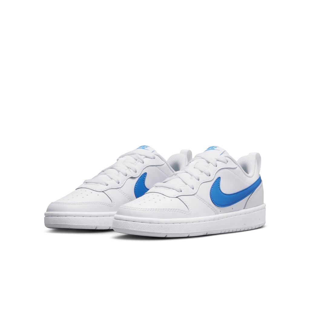 Jalatsid Nike Court Borough Low 2 White Blue BQ5448 123 BQ5448 123/3.5 hind ja info | Laste spordijalatsid | kaup24.ee