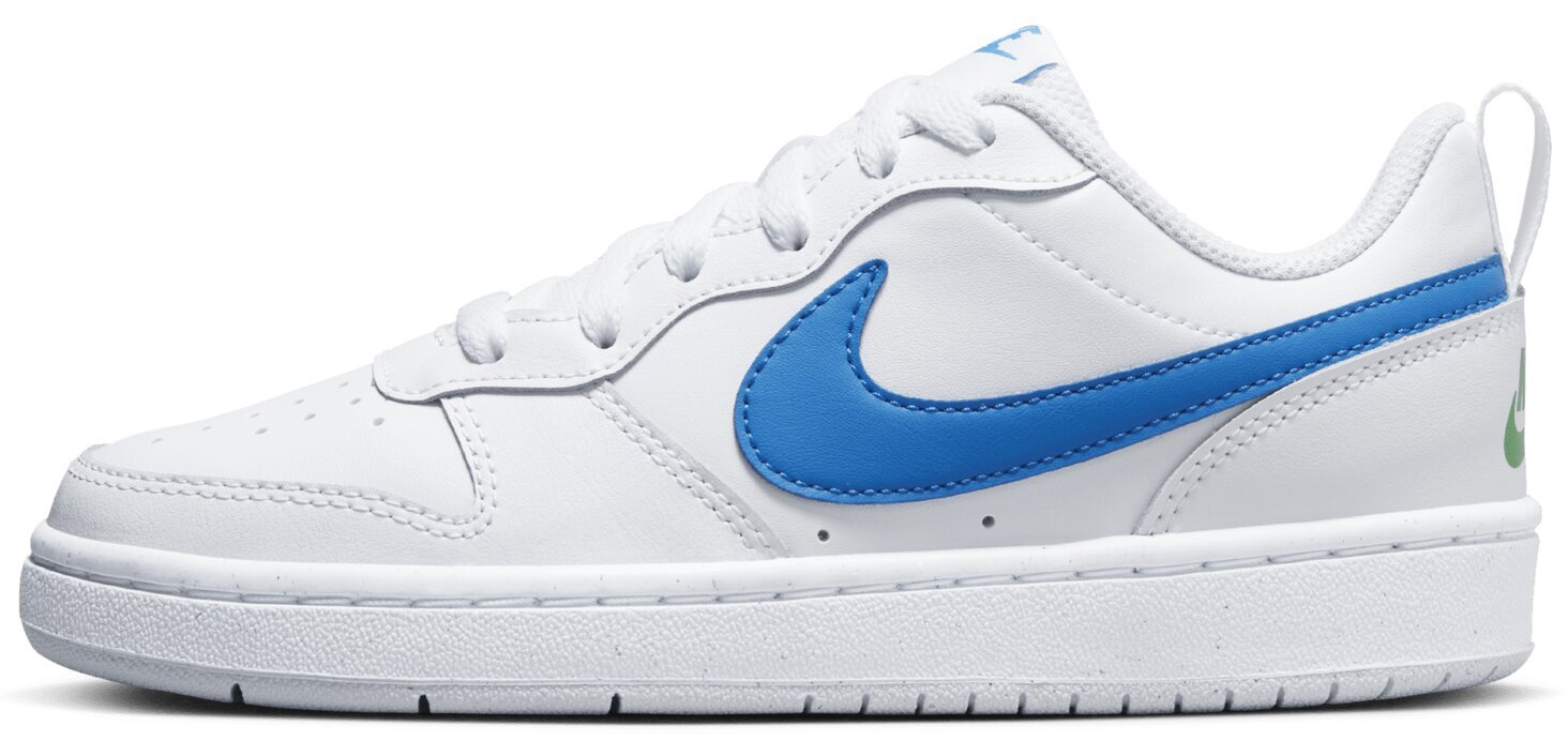 Jalatsid Nike Court Borough Low 2 White Blue BQ5448 123 BQ5448 123/3.5 цена и информация | Laste spordijalatsid | kaup24.ee