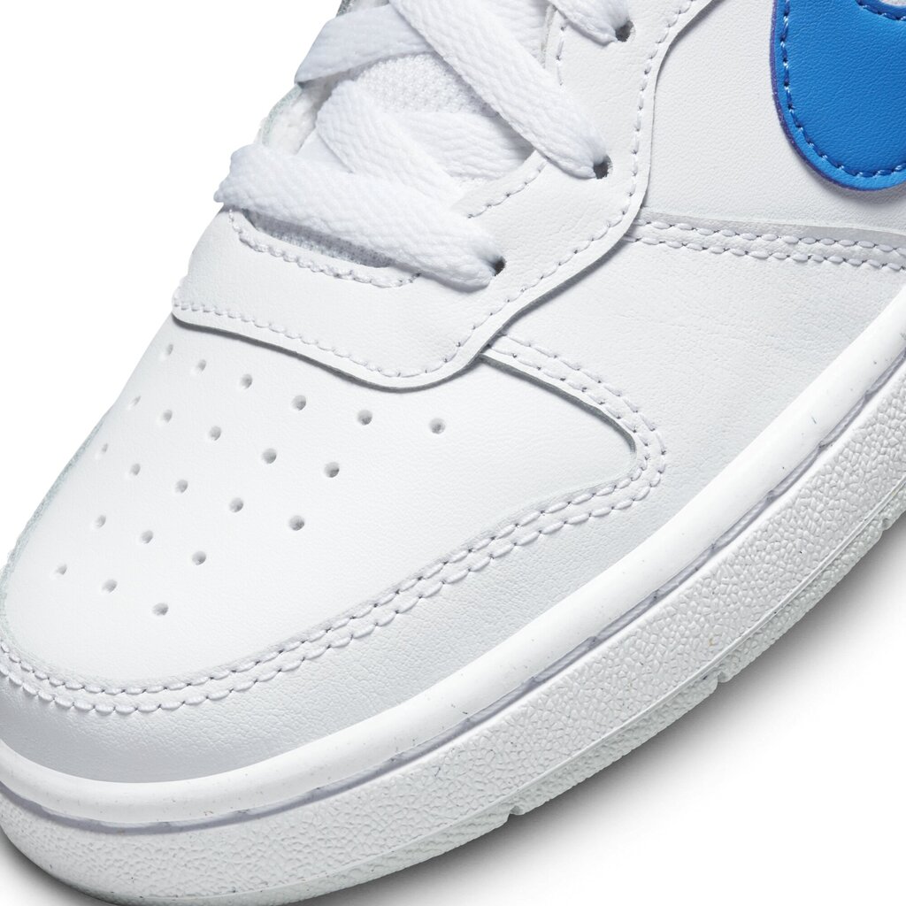 Jalatsid Nike Court Borough Low 2 White Blue BQ5448 123 BQ5448 123/3.5 цена и информация | Laste spordijalatsid | kaup24.ee