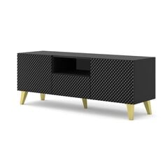 TV-kapp Akl Furniture Ravenna, must цена и информация | Тумбы под телевизор | kaup24.ee