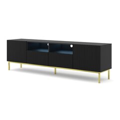 TV-kapp Akl Furniture Ravenna, must цена и информация | Тумбы под телевизор | kaup24.ee