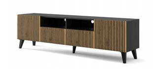 TV-kapp Akl Furniture Ravenna, pruun/must hind ja info | TV alused | kaup24.ee