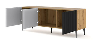 TV-kapp Akl Furniture Ravenna, must/pruun hind ja info | TV alused | kaup24.ee