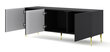 TV-kapp Akl Furniture Ravenna, must hind ja info | TV alused | kaup24.ee