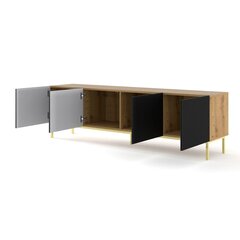 TV-kapp Akl Furniture Ravenna, must/pruun hind ja info | TV alused | kaup24.ee